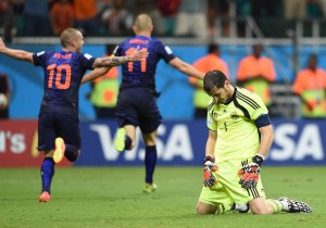 Holanda golea a España (Mundial Brasil 2014)